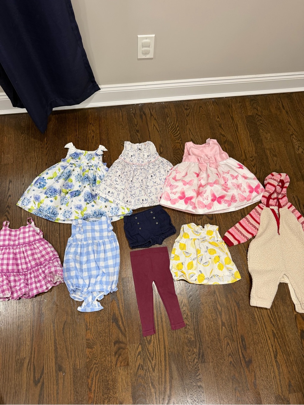Baby Girl 6-12 Month Gymboree 9 Piece Bundle